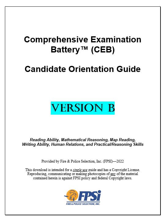 Comprehensive Examination Battery (CEB) – Version B