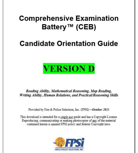 Comprehensive Examination Battery (CEB) – Version D