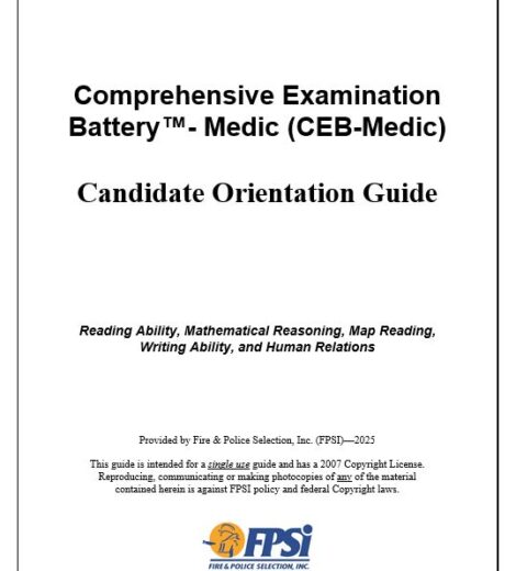 Comprehensive Examination Battery – Medic (CEB-Medic)