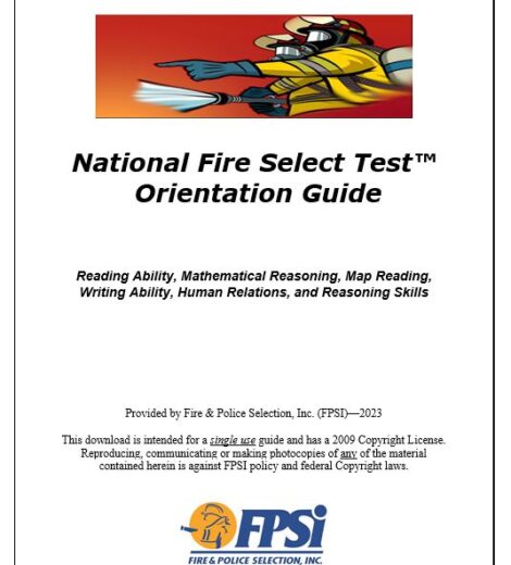 National Fire Select Test (NFST)